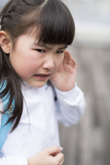 泣いた女の子