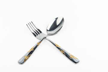 Spoon and fork