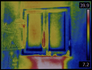 Thermal Image of Window