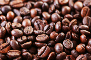 Coffee beans background