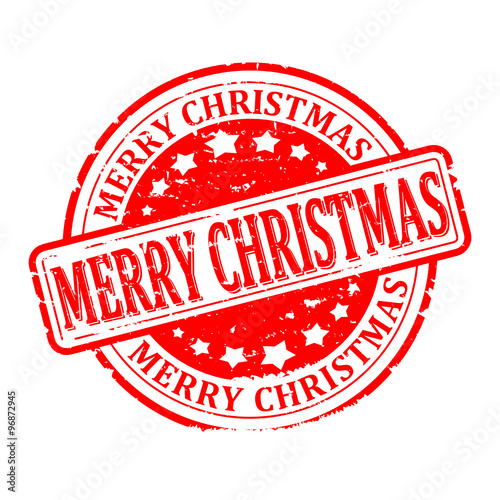 Download "Scratched red round stamp with the inscription - merry ...