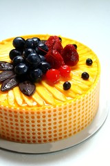 Freshly baked cake