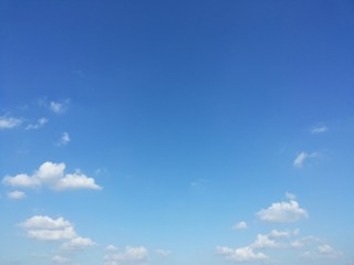 Cloud on blue sky background