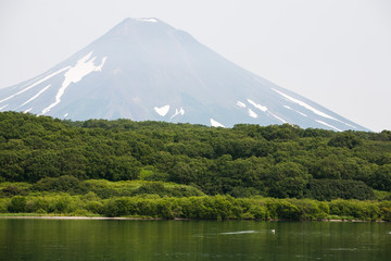 Volcano on Kamchatka