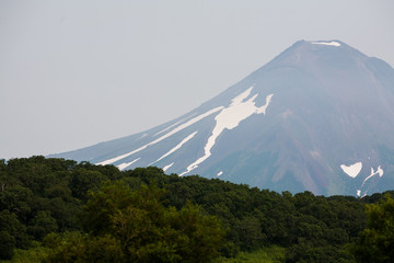 Fototapeta premium Volcano on Kamchatka
