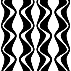 Seamless Curved Shape Pattern