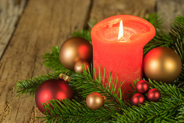 Weihnachten Tischdekoration Kerze