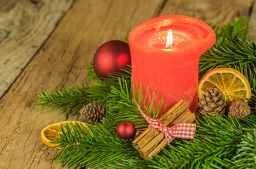 Christmas candle