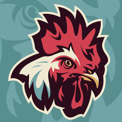 vector rooster