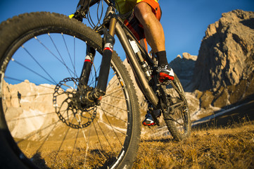 Fototapeta premium mountain cycling