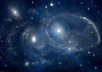 Obraz na płótnie Canvas Stars, dust and gas nebula 