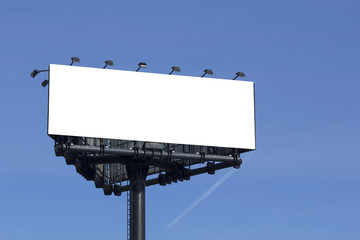 Blank billboard