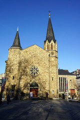 Fototapeta na wymiar evangelische Kirche Bad Neuenahr