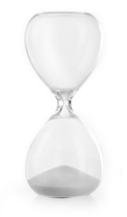 Hourglass isolated on white