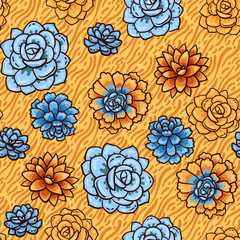 Trend of succulents patterns