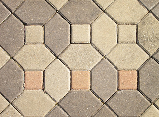 Brick walkway background
