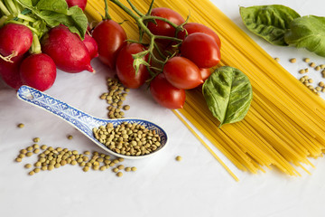 composizione di cibo 