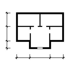 the drawing up of a building icon