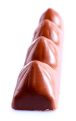 Chocolate stick, isolated on white