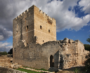 Fototapeta na wymiar Kolossi Castle near Limassol. Cyprus