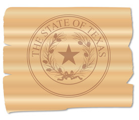 Texan State Seal Brand
