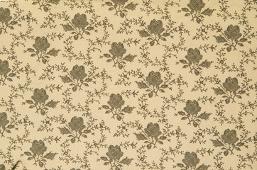 Pattern soft roses  on cloth fabric.