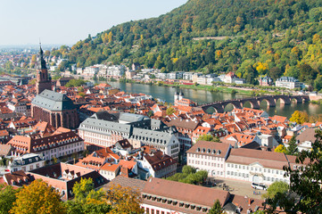 View on Heidelberg from hill , Germany © Ewa Cieszyńska