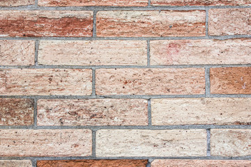 Obraz premium Grunge red brick wall texture.