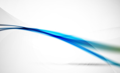 Wave abstract background. Business hi-tech presentation template or advertising layout