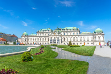 Fototapeta na wymiar Belvedere, Wien