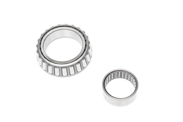 roller-bearing open and closed on a white background
