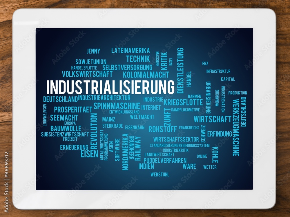 Wall mural Industrialisierung