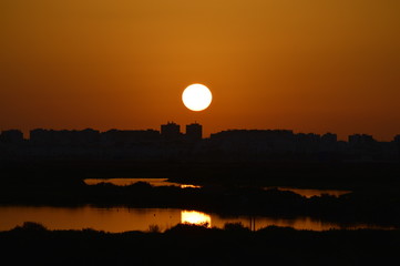 atardecer en cadiz