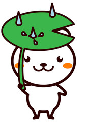 傘をさす動物シリーズ