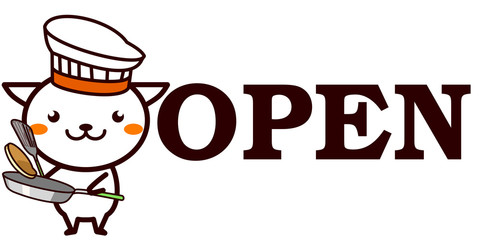 OPEN,CLOSEDを知らせる動物シリーズ