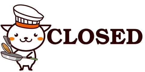 OPEN,CLOSEDを知らせる動物シリーズ