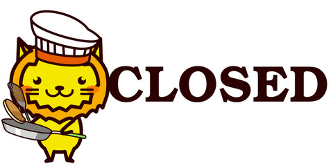 OPEN,CLOSEDを知らせる動物シリーズ