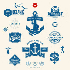 Nautical Badges And Labels © nokastudio