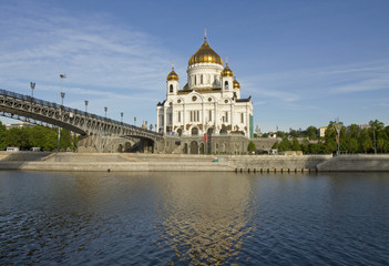 Fototapeta premium Moscow, cathedral of jesus Christ Saviour