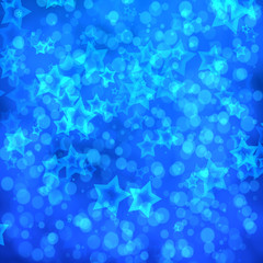 Abstract stars from bokeh background