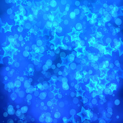Abstract stars from bokeh background