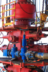 Blow Out Preventer (BOP) for Offshore Drilling Rig - obrazy, fototapety, plakaty