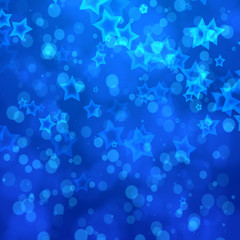 Abstract stars from bokeh background