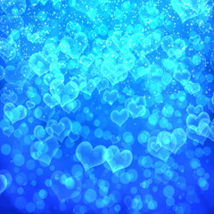 Abstract stars from bokeh background