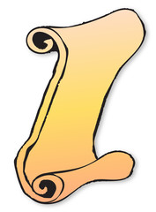 Blank Old Scroll