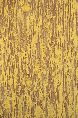 Plastered brown and yellow wall