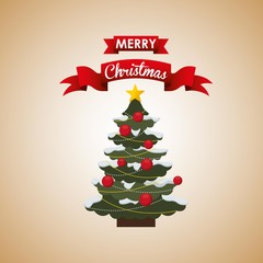 happy merry christmas design 
