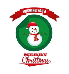 happy merry christmas design 