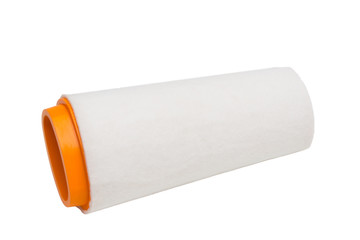 air filter of the engine of the car on a white background