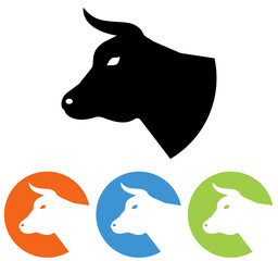 Cow head icon